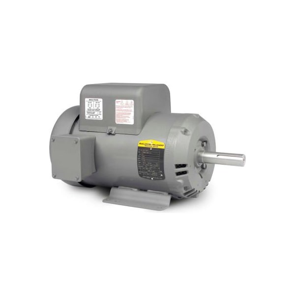Baldor-Reliance Motor GDL1605T, 5HP, 1725RPM, 1PH, 60HZ, 184TZ, 3646LC, ODTF, F GDL1605T - main